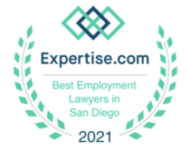 expertise.com logo to the best employment lawyers in san diego